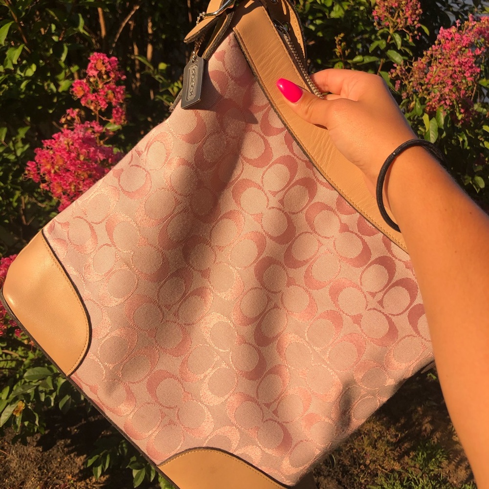 Vintage Pink Coach bag